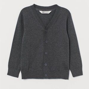 H&M  Fine Knit Cardigan - Dark grey